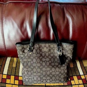 Coach Monogram Tote